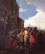 Francisco Goya Fair of Madrid painting